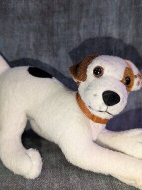 Vintage Wishbone Dog Plush Toy Jack Russell Terrier